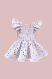 See You Flutter Dress - Snow White Magnolia Lace