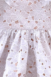 See You Flutter Dress - Snow White Magnolia Lace
