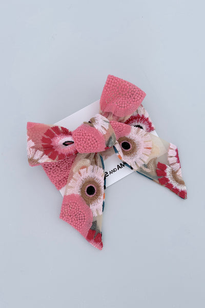 3 N 1 Bow Headband, Waist Sash & Neck Scarf - Bell Blooms