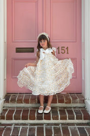 3 N 1 Bow Headband, Waist Sash & Neck Scarf - Daisy Fields