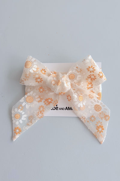 3 N 1 Bow Headband, Waist Sash & Neck Scarf - Daisy Fields