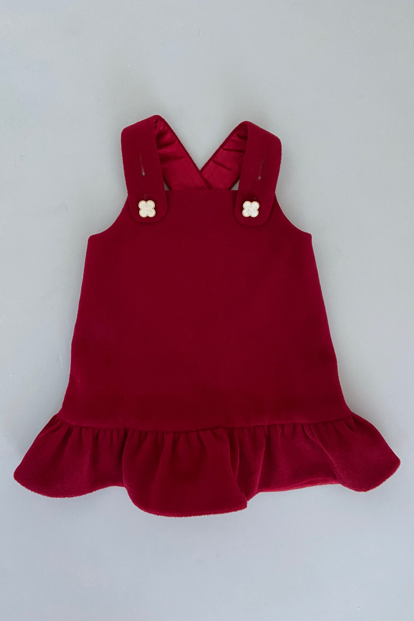 In The Sky Pinafore Dress - Cherry Bloom