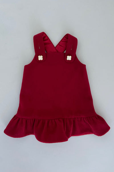 In The Sky Pinafore Dress - Cherry Bloom