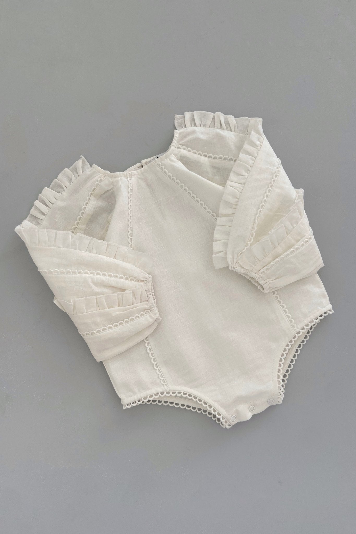 A Daisy A Day Playsuit - Antique White - Chloé and Amélie