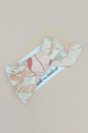 Bow Hair Accessory - Blush Watercolour Floral - Chloé and Amélie