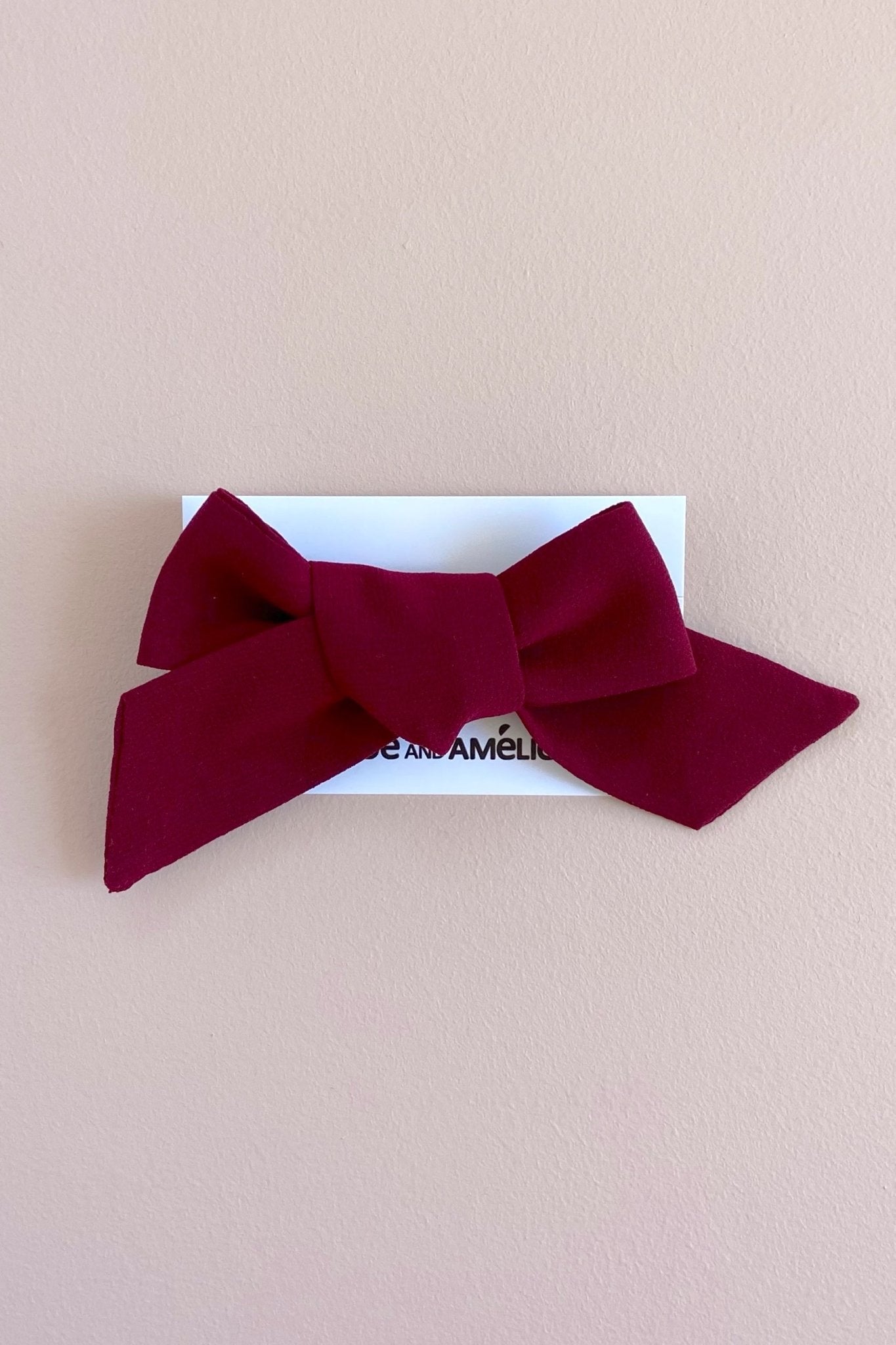Bow Hair Accessory - Cherry Bloom - Chloé and Amélie