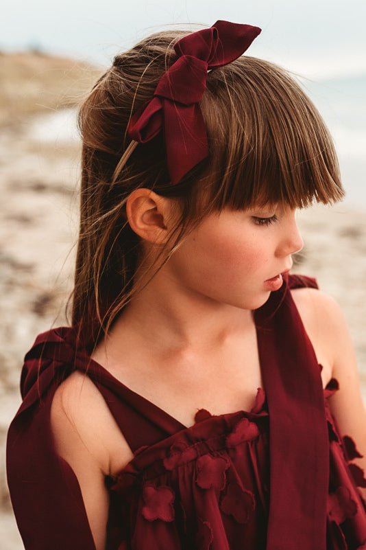 Bow Hair Accessory - Cherry Bloom - Chloé and Amélie