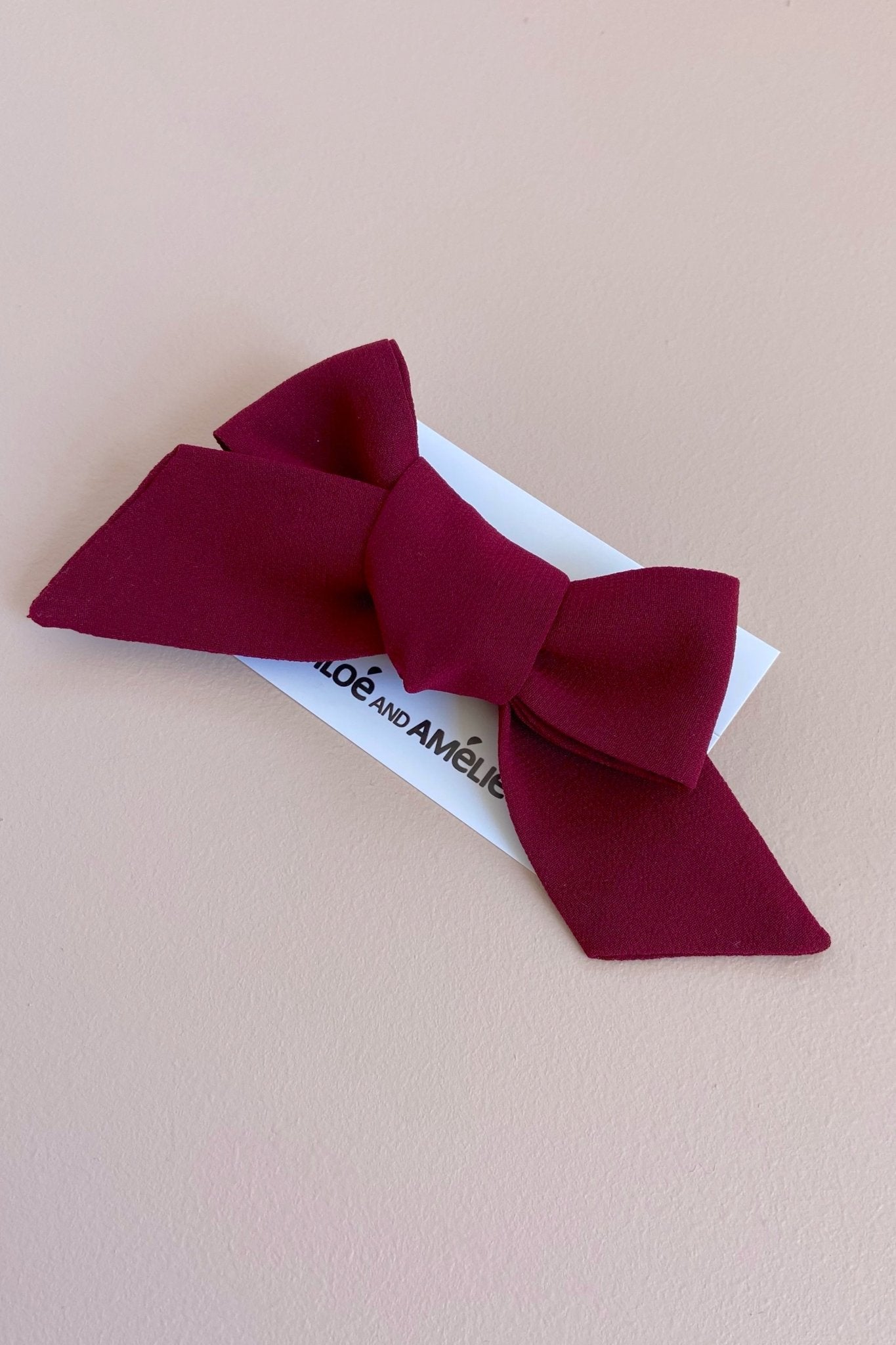 Bow Hair Accessory - Cherry Bloom - Chloé and Amélie