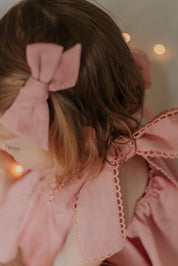 Bow Hair Accessory - Dusty Rose - Chloé and Amélie