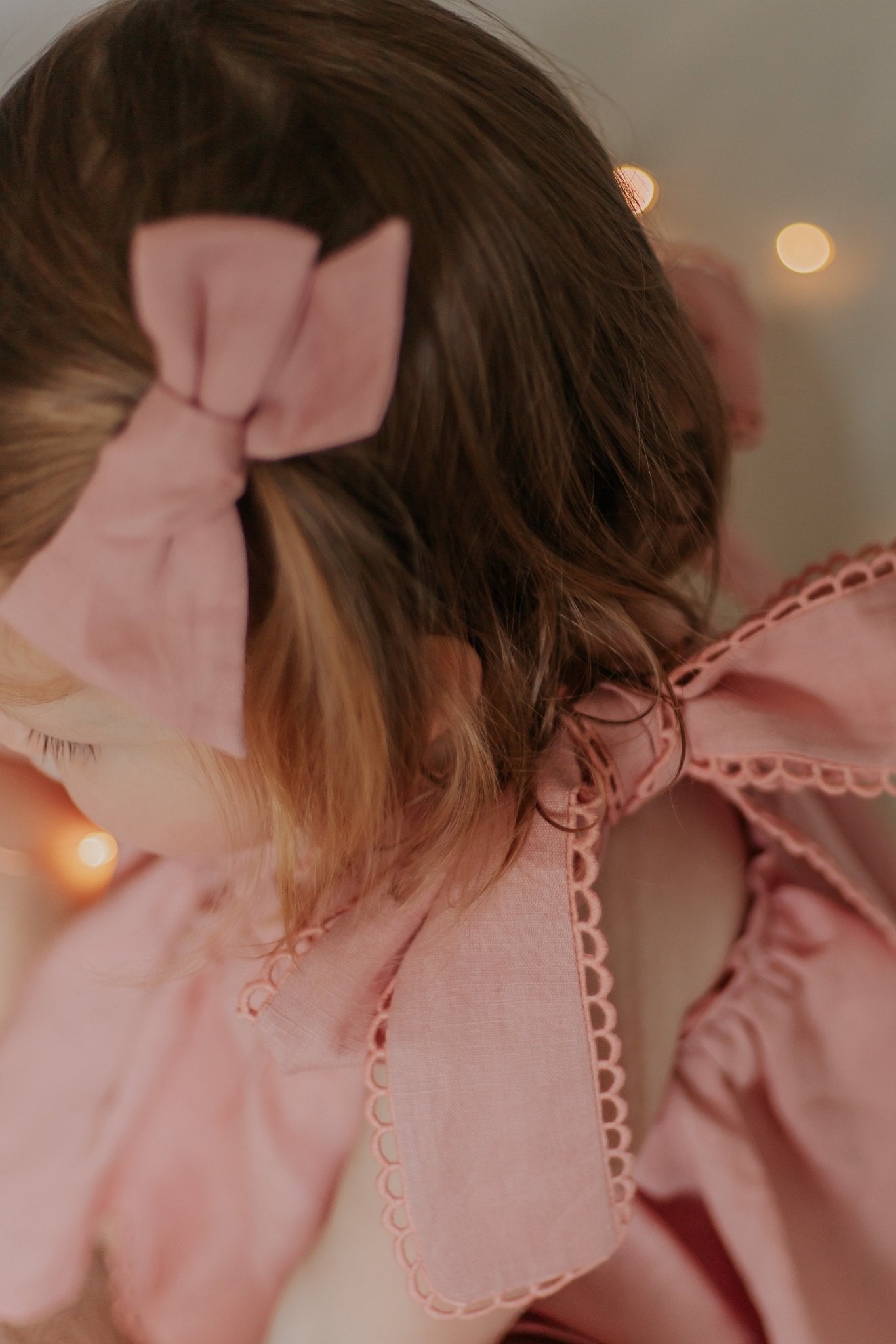 Bow Hair Accessory - Dusty Rose - Chloé and Amélie