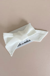 Bow Hair Accessory - Snow White Chiffon - Chloé and Amélie