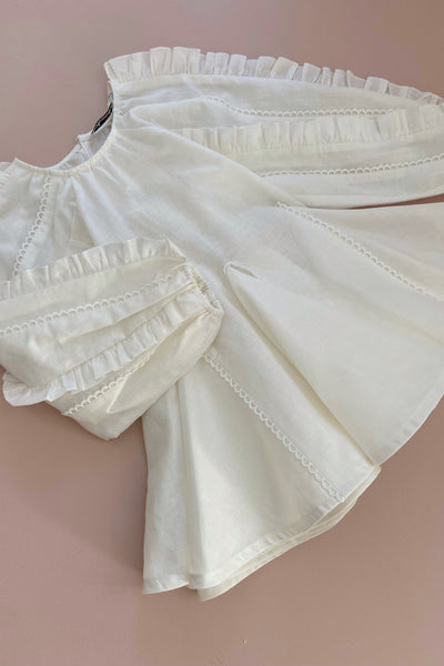 Day Dreamer Dress - Antique White - PREORDER - Chloé and Amélie