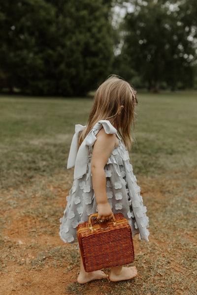 In The Meadows Dress - Dove Grey - Chloé and Amélie