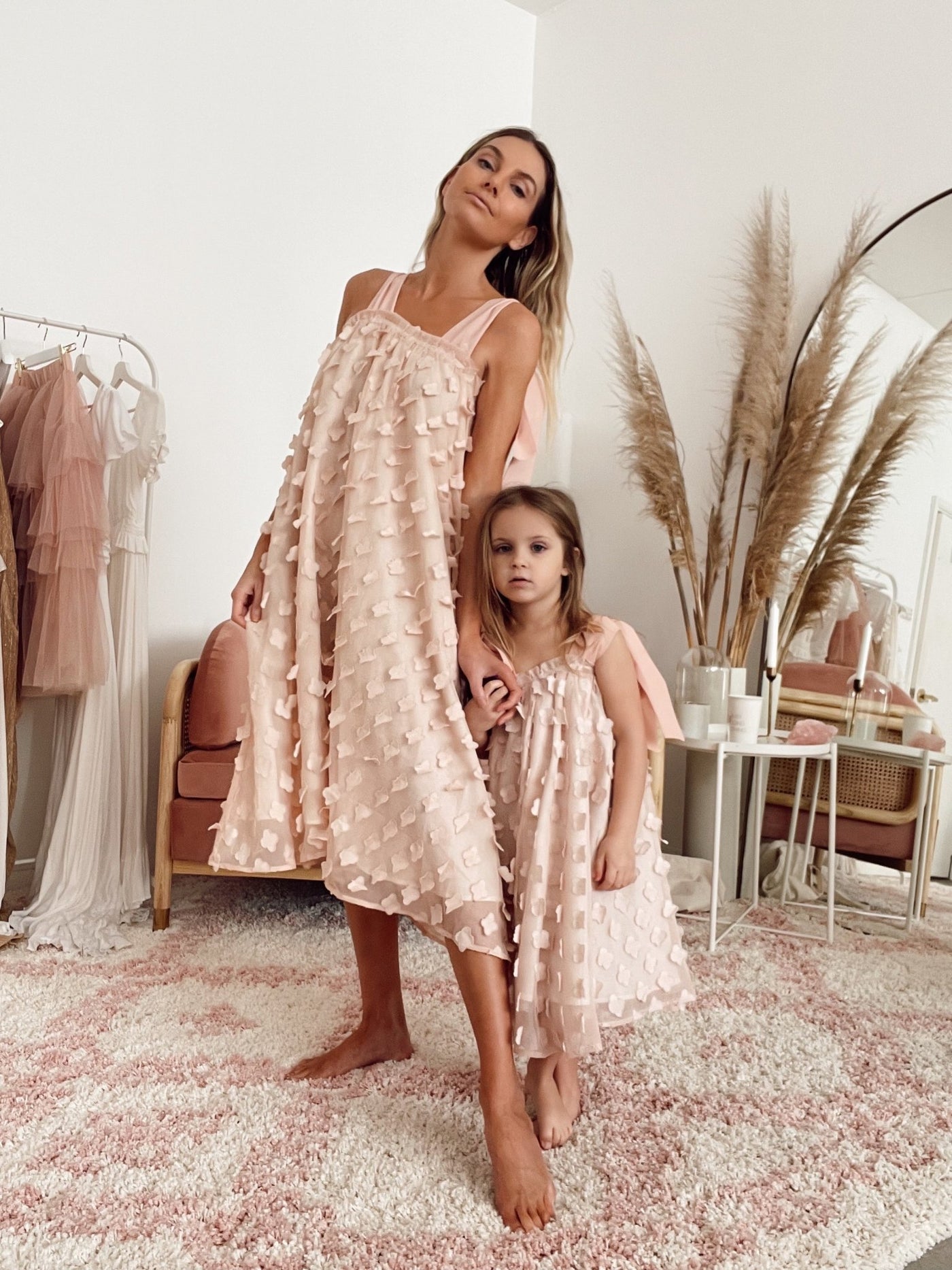 In The Meadows Dress - Rose Petal - Women's - Chloé and Amélie