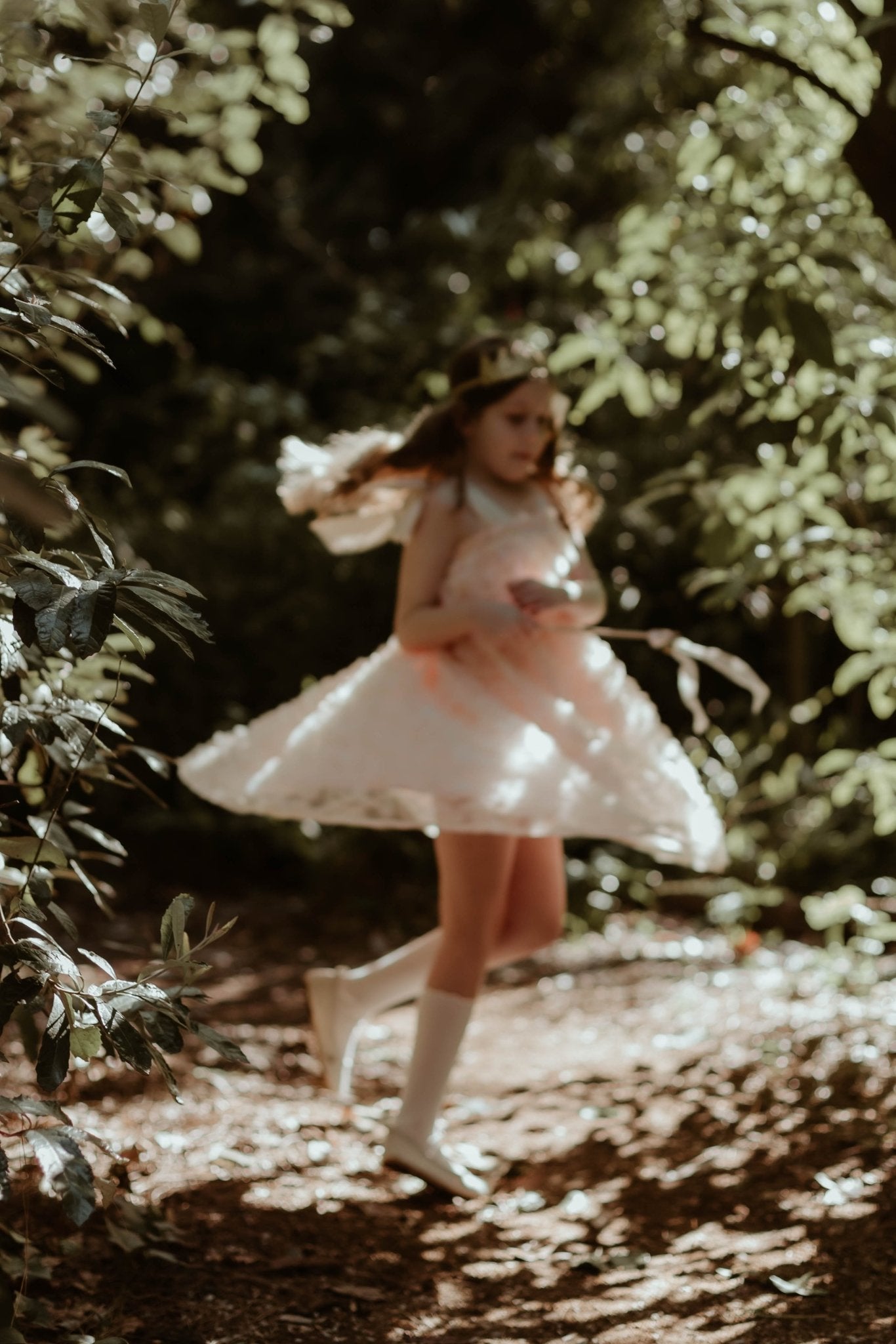 In The Meadows Dress - Rosewater Ribbon Tulle - Chloé and Amélie
