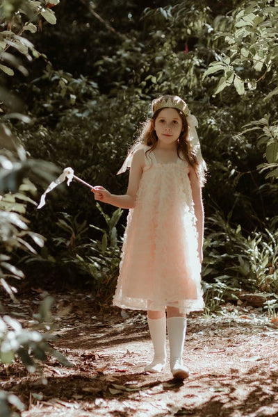 In The Meadows Dress - Rosewater Ribbon Tulle - Chloé and Amélie