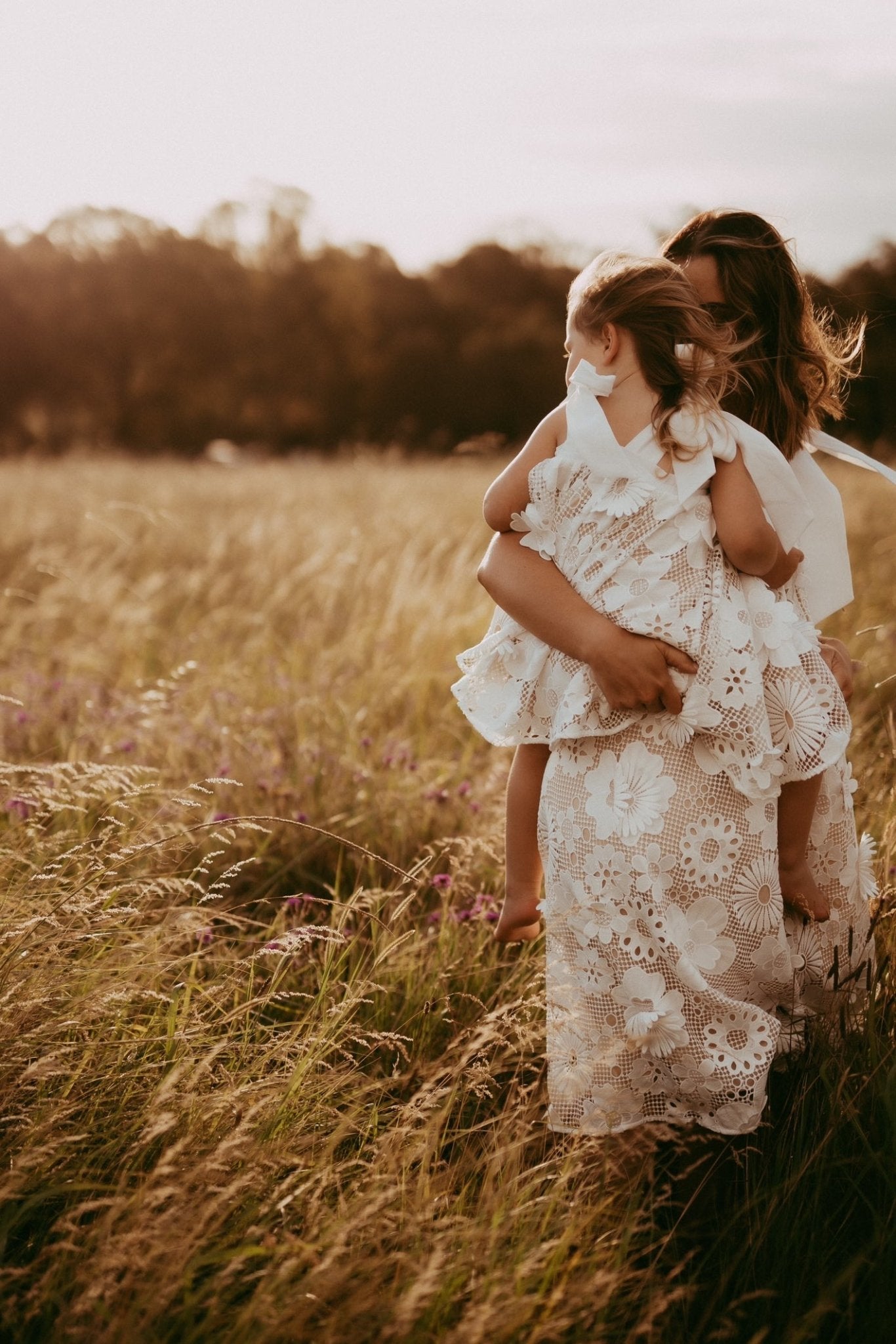 In The Meadows Dress - Snow White 70's Lace - Women's - Chloé and Amélie