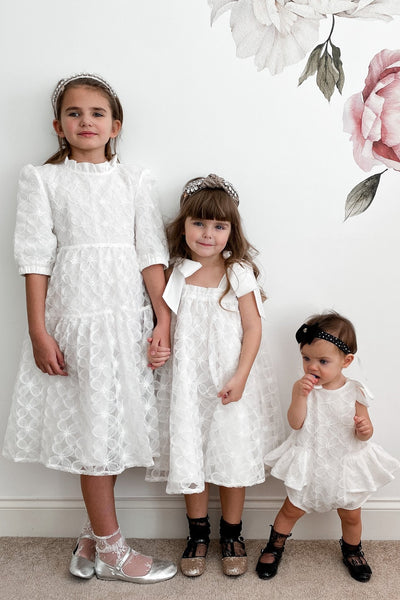 In The Meadows Dress - Snow White Peony Tulle - Chloé and Amélie
