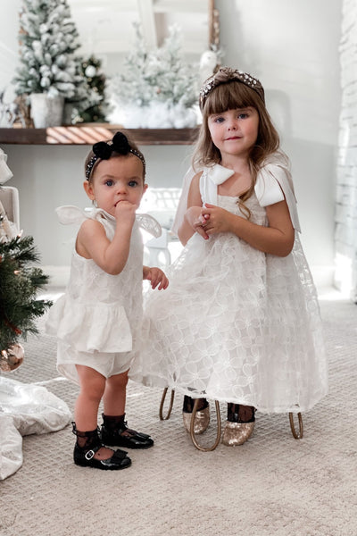 In The Meadows Dress - Snow White Peony Tulle - Chloé and Amélie