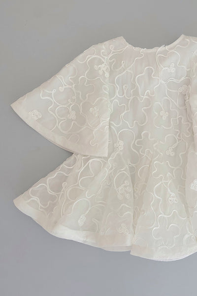 Magnolia Dress - Sketch Floral - Chloé and Amélie
