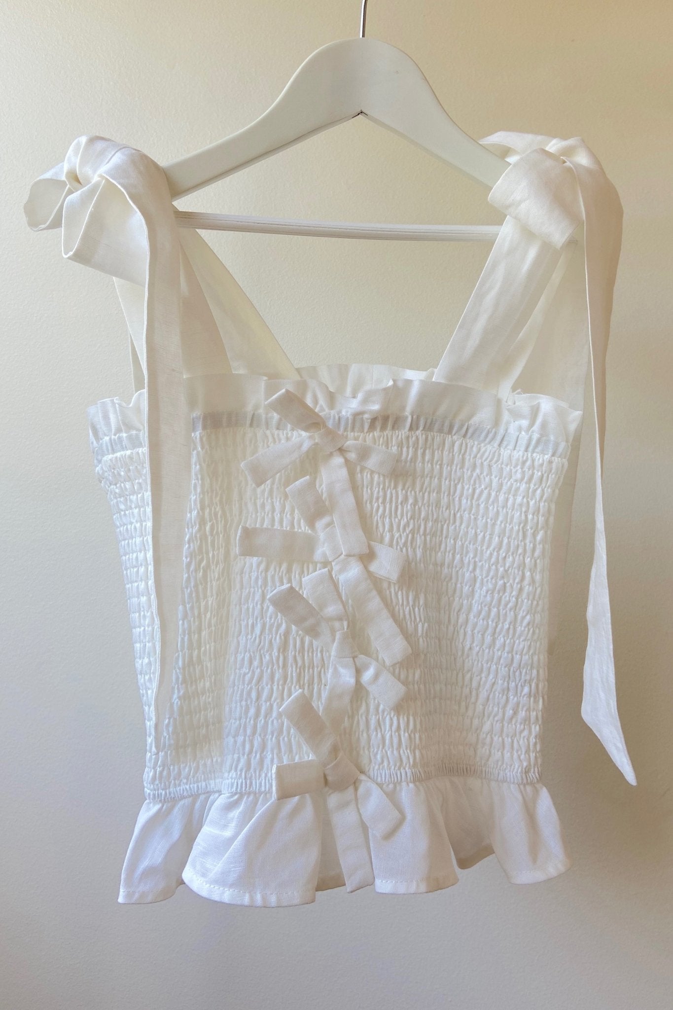 Pocket Full of Posies Top - Antique White - Women's - Chloé and Amélie