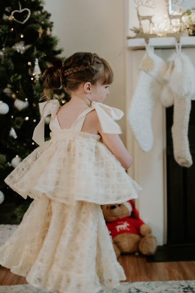 Posie Skirt - Ivory Peony Tulle - Chloé and Amélie