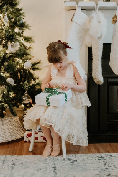 Posie Skirt - Ivory Peony Tulle - Chloé and Amélie