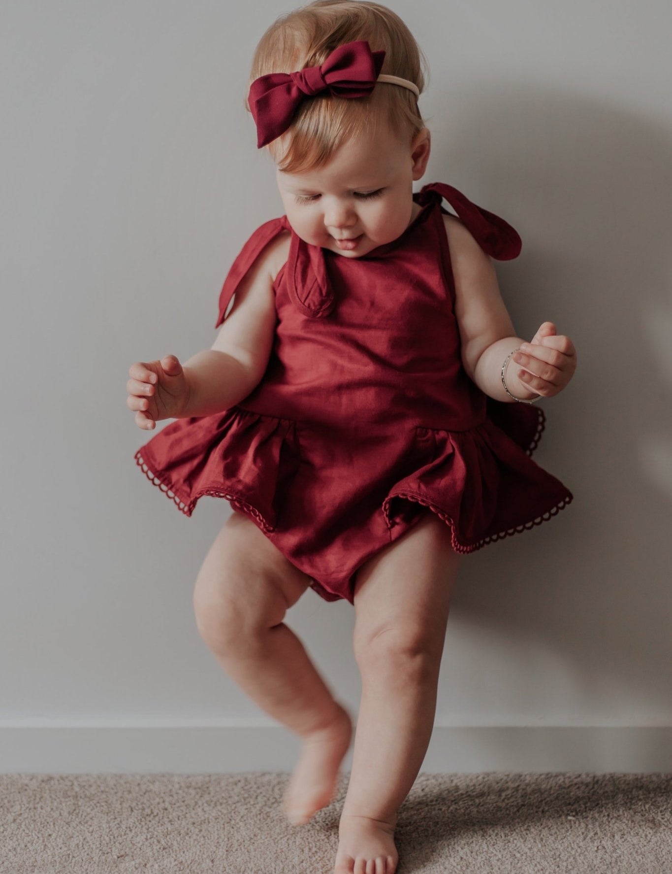Pudding and Pie Playsuit - Cherry Bloom - Chloé and Amélie