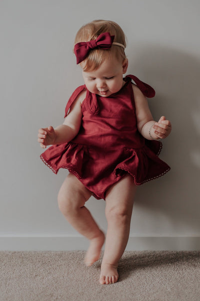 Pudding and Pie Playsuit - Cherry Bloom - Chloé and Amélie