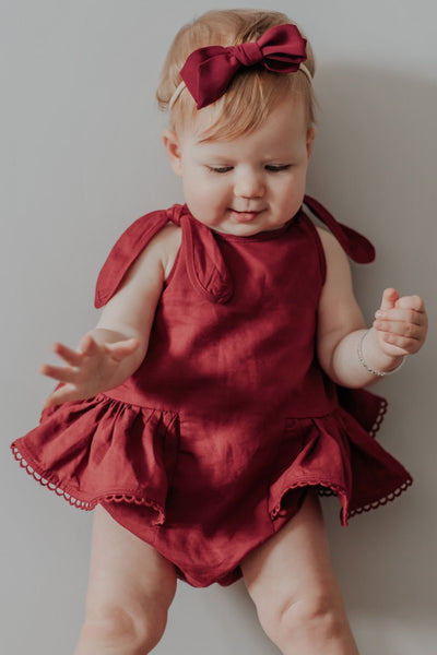 Pudding and Pie Playsuit - Cherry Bloom - Chloé and Amélie