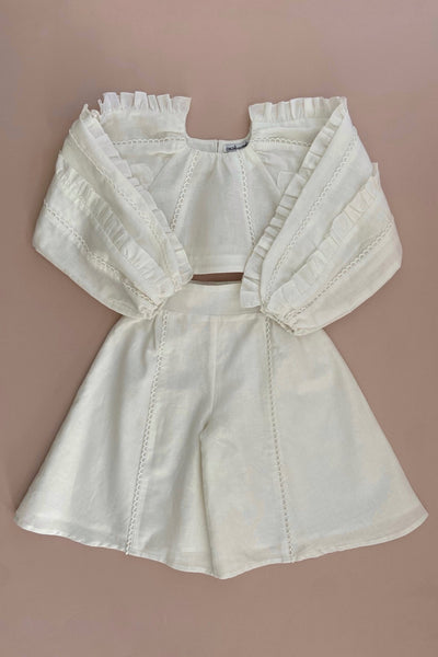 See the Stars Top - Antique White - PREORDER - Chloé and Amélie