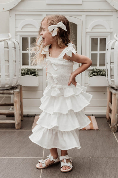 Sing a Song of Rainbows Skirt - Antique White - Chloé and Amélie