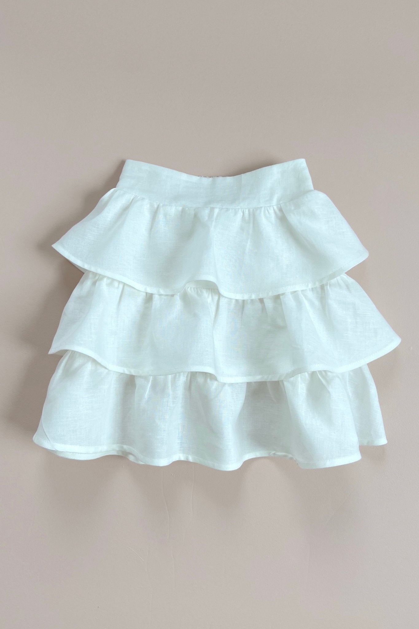 Sing a Song of Rainbows Skirt - Antique White - Chloé and Amélie