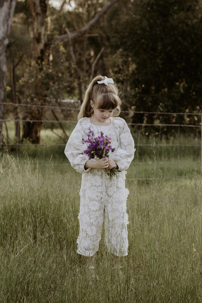 Someday Jumpsuit - Snow White 70's Lace - Chloé and Amélie