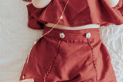 STYLE SET: One Day Top and So Shortie Shorts - Cherry Bloom - Chloé and Amélie