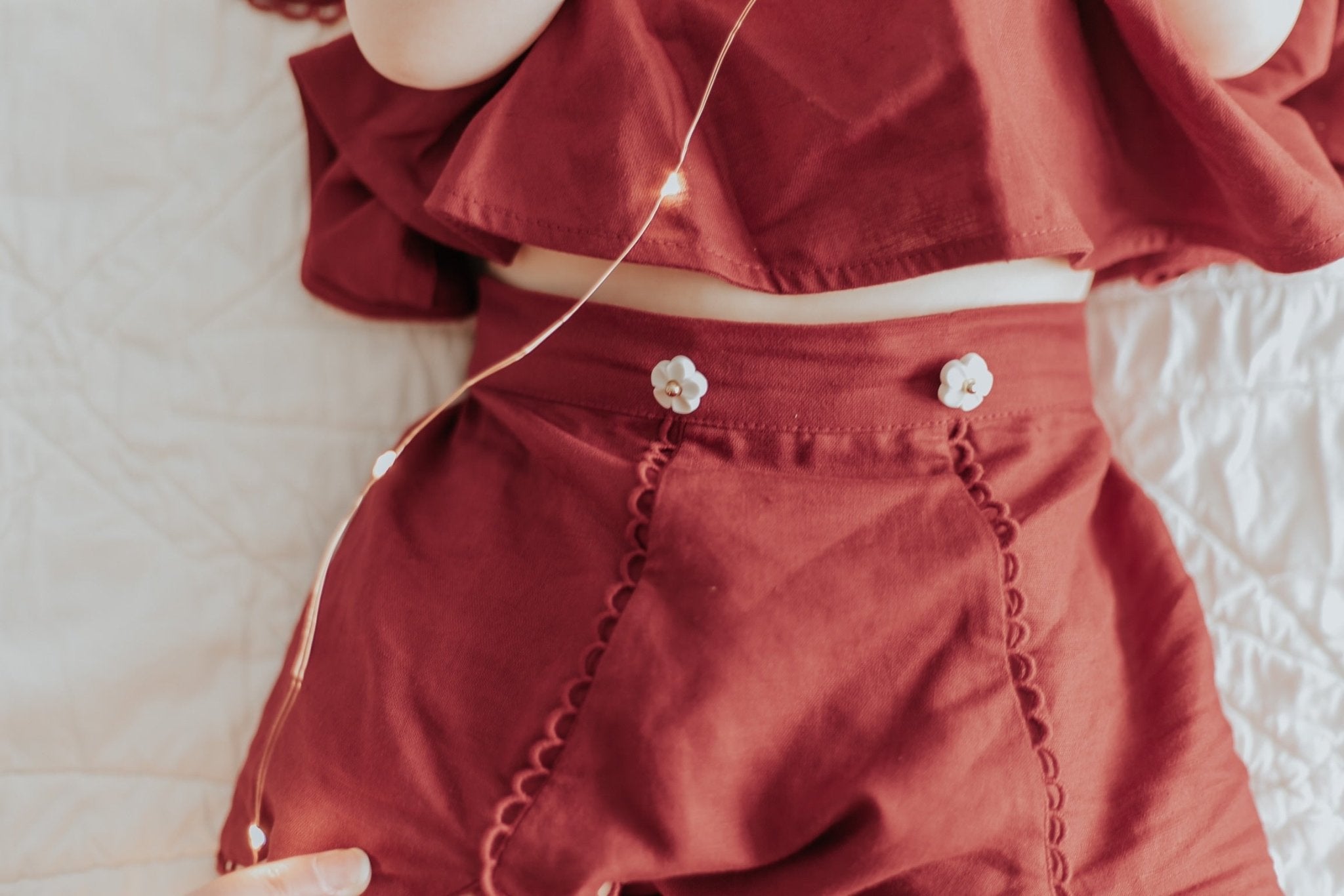 STYLE SET: One Day Top and So Shortie Shorts - Cherry Bloom - Chloé and Amélie