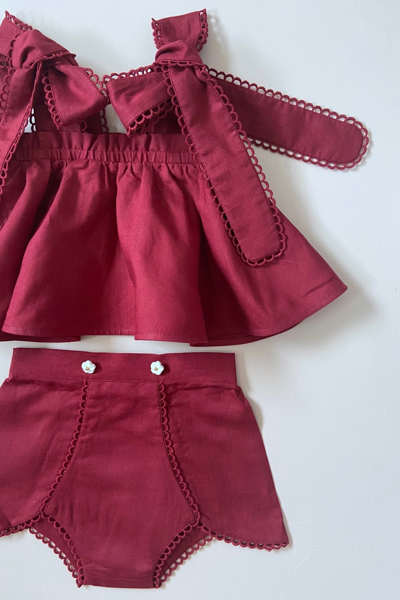 STYLE SET: One Day Top and So Shortie Shorts - Cherry Bloom - Chloé and Amélie