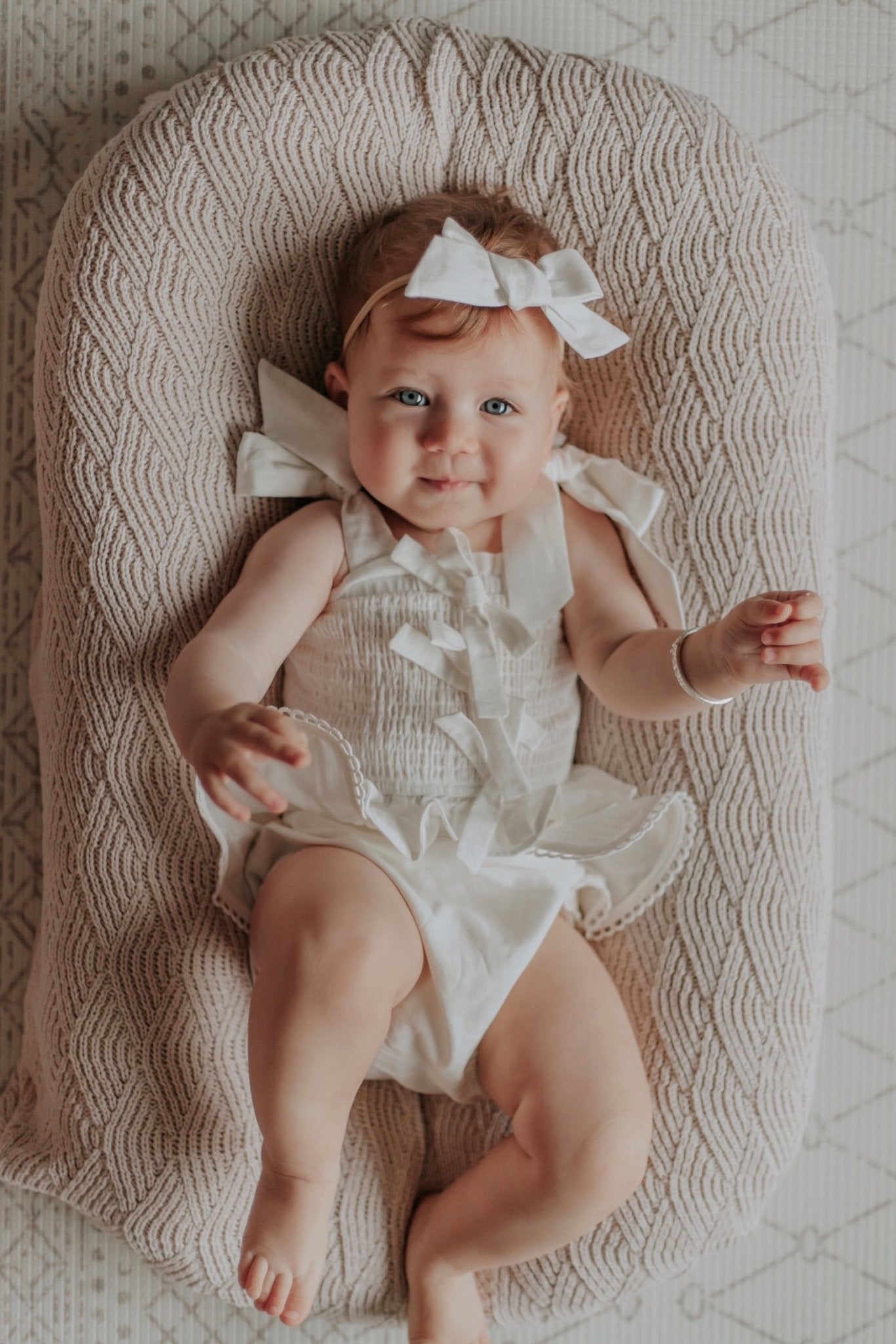 STYLE SET: Pocket Full of Posies Top and Made Them Cry Shortie Shorts - Antique White - Chloé and Amélie