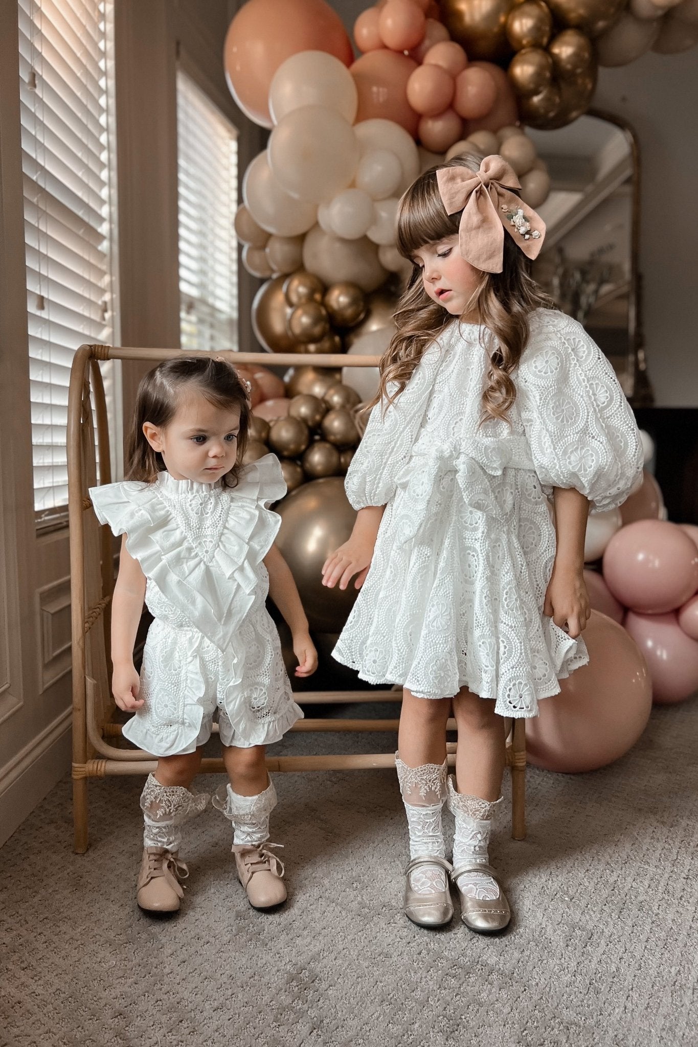 You're My Lucky Star Playsuit - Doily Lace - Chloé and Amélie