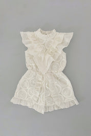 You're My Lucky Star Playsuit - Doily Lace - Chloé and Amélie