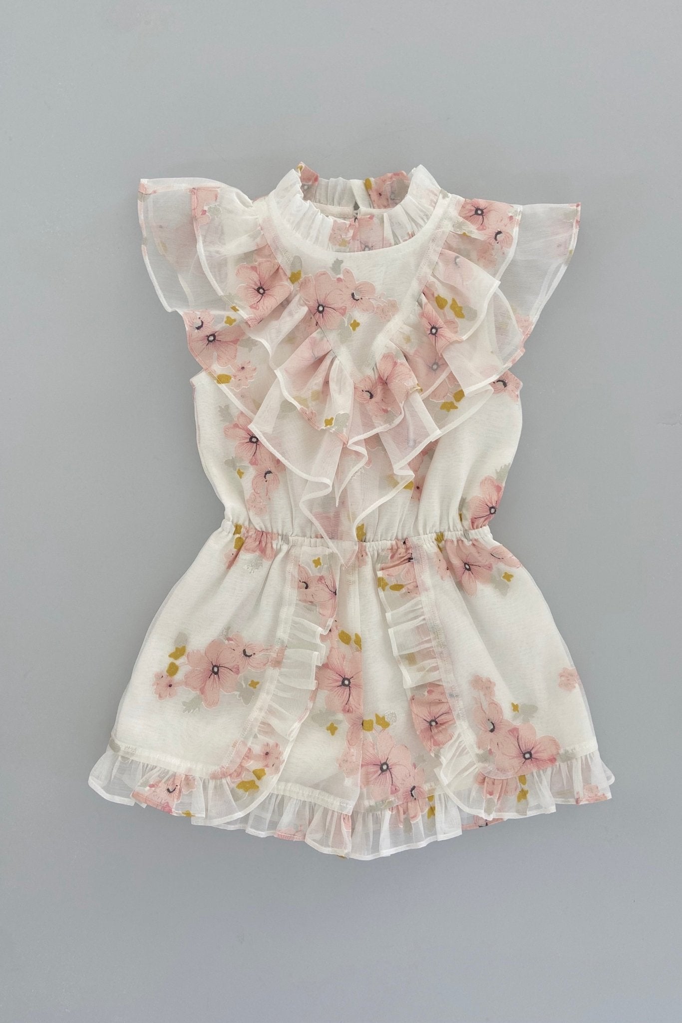 You're My Lucky Star Playsuit - Pansies Organza - Chloé and Amélie